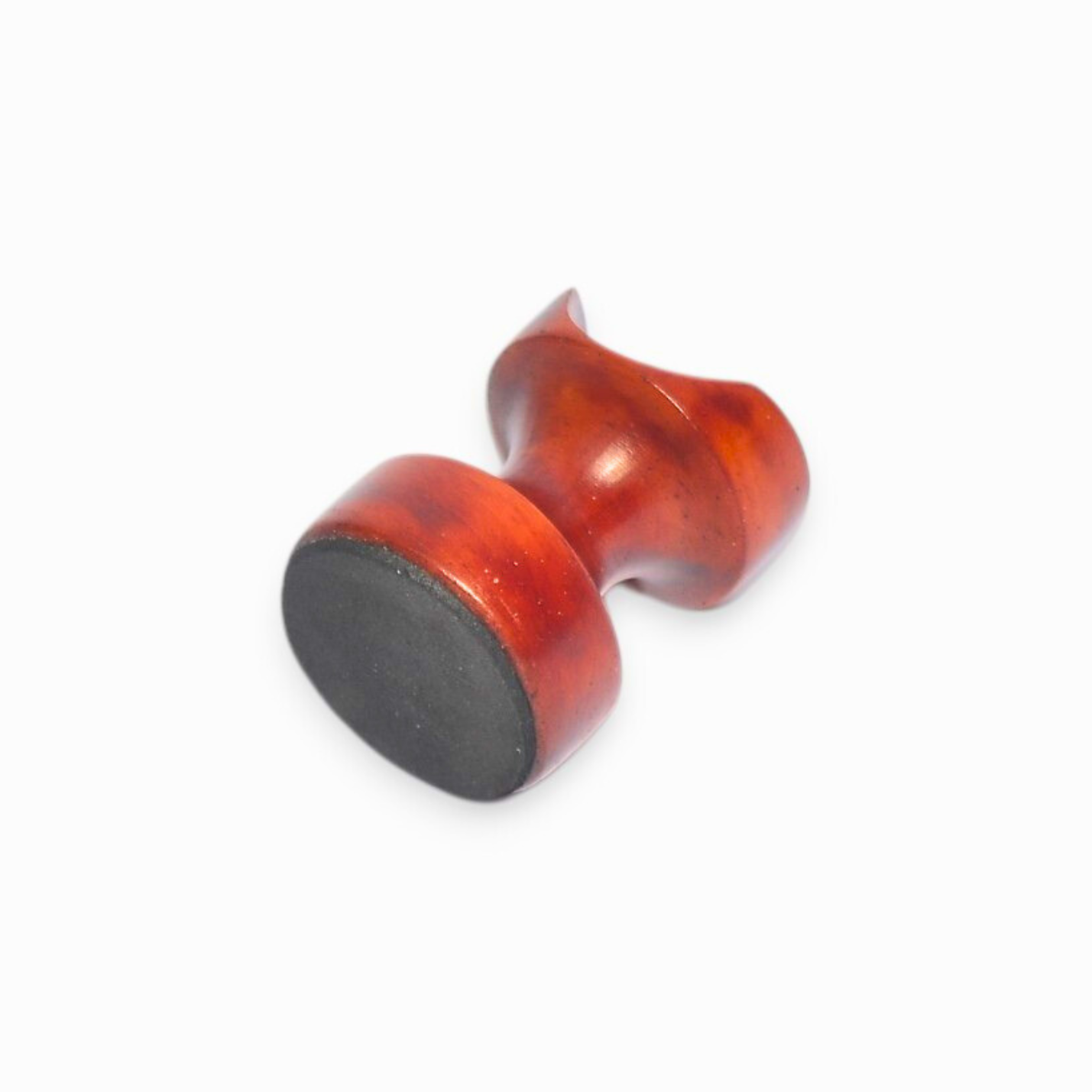 Round cigar holder made of artificial marble (brown)