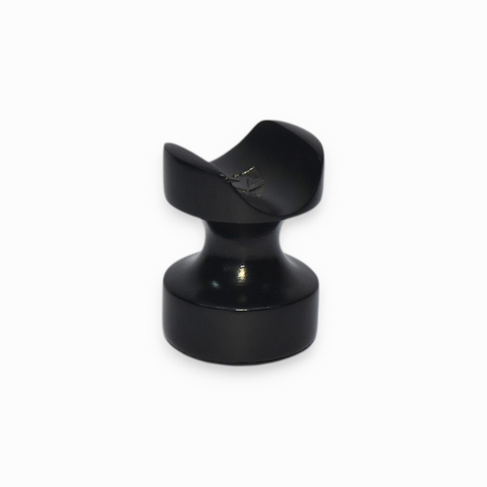 Black holder on a white background