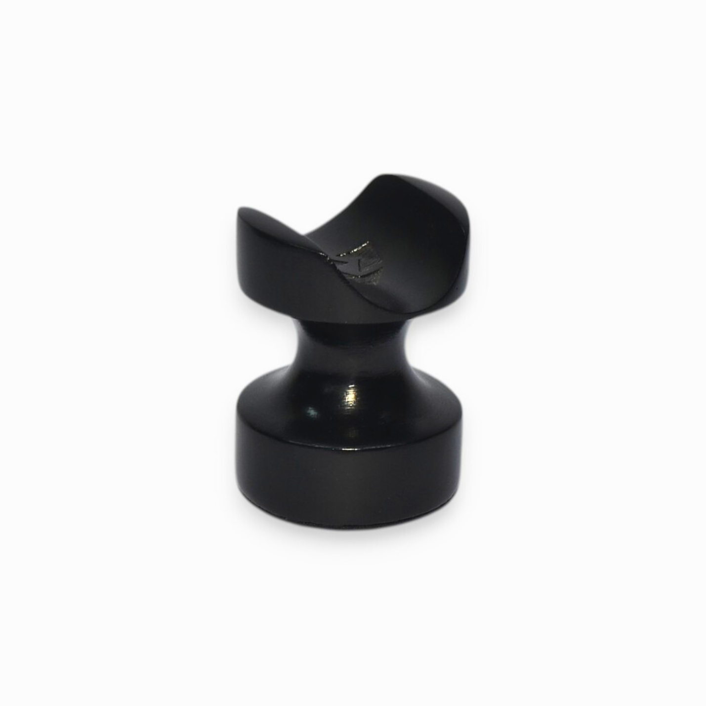 Black propeller on a white background