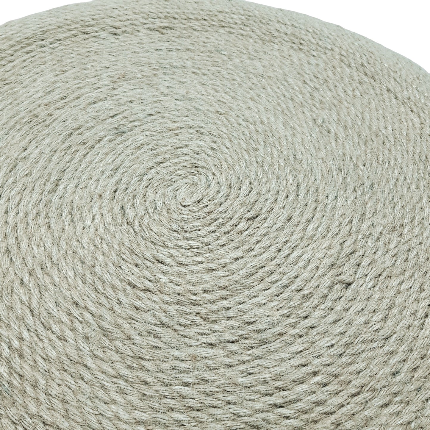 Handmade coffee table made of jute ropes 60x60x25