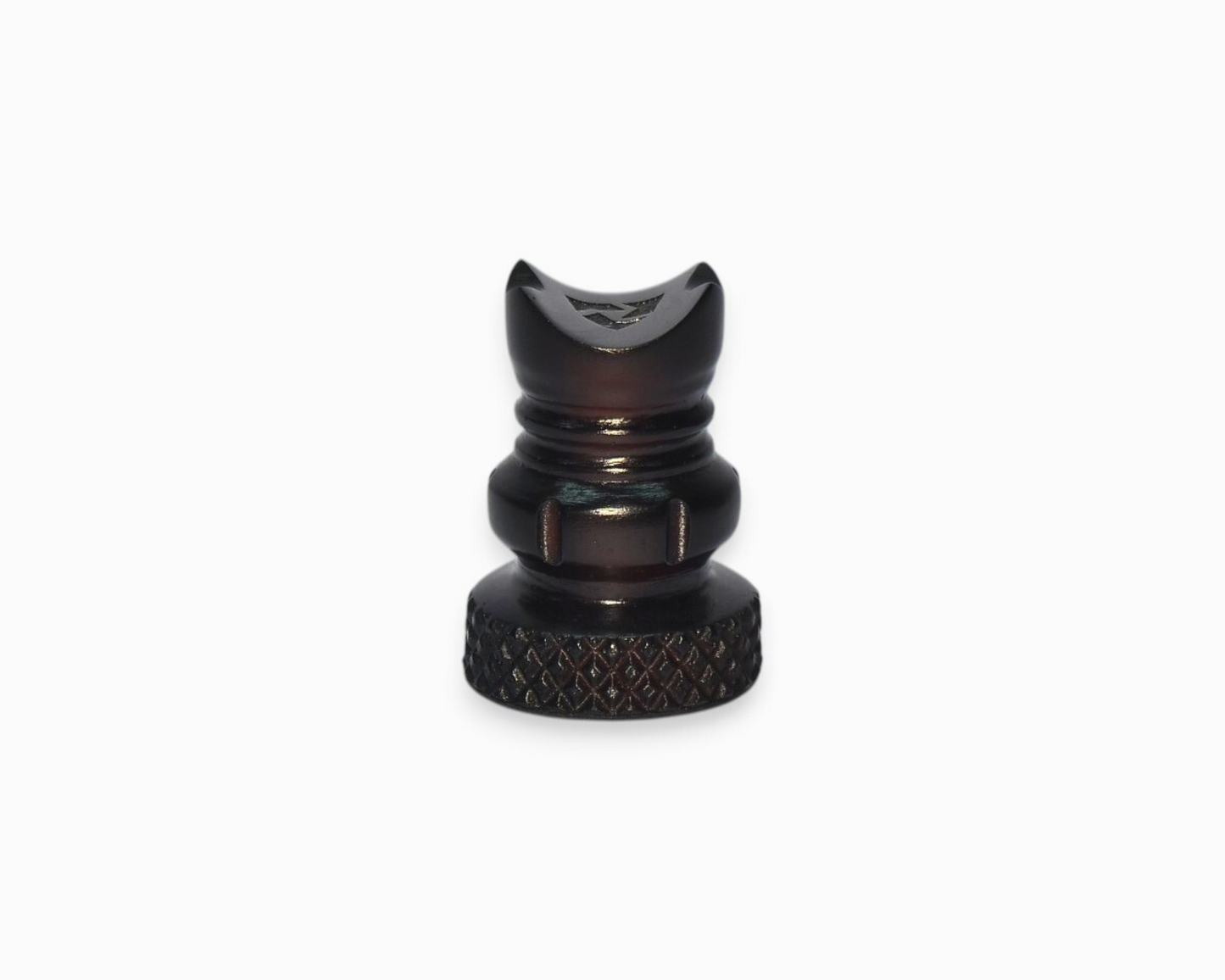 Black cigar stand on a white background