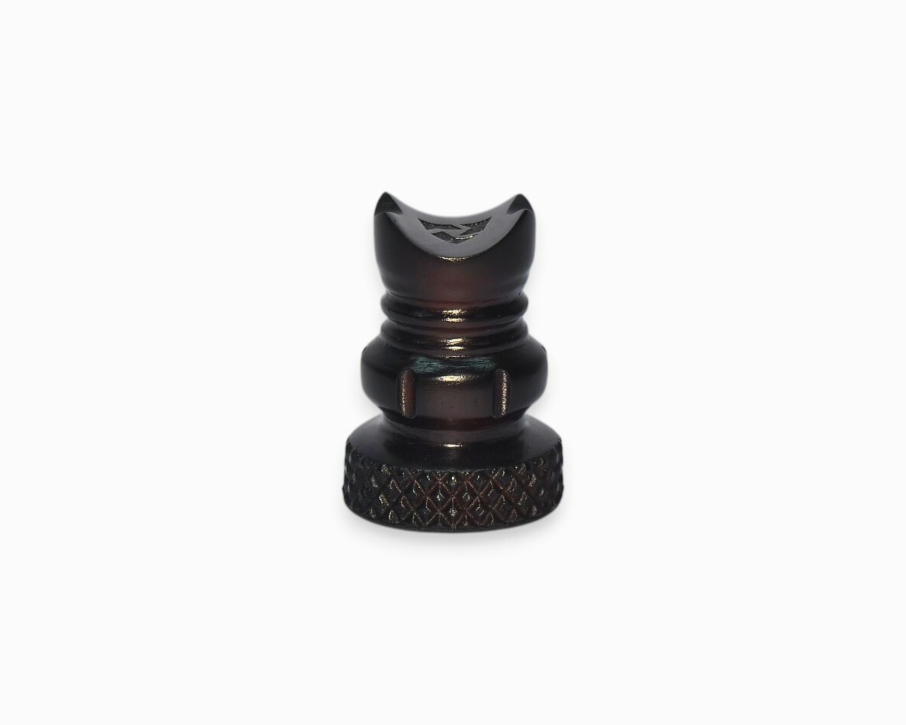 Black cigar stand on a white background