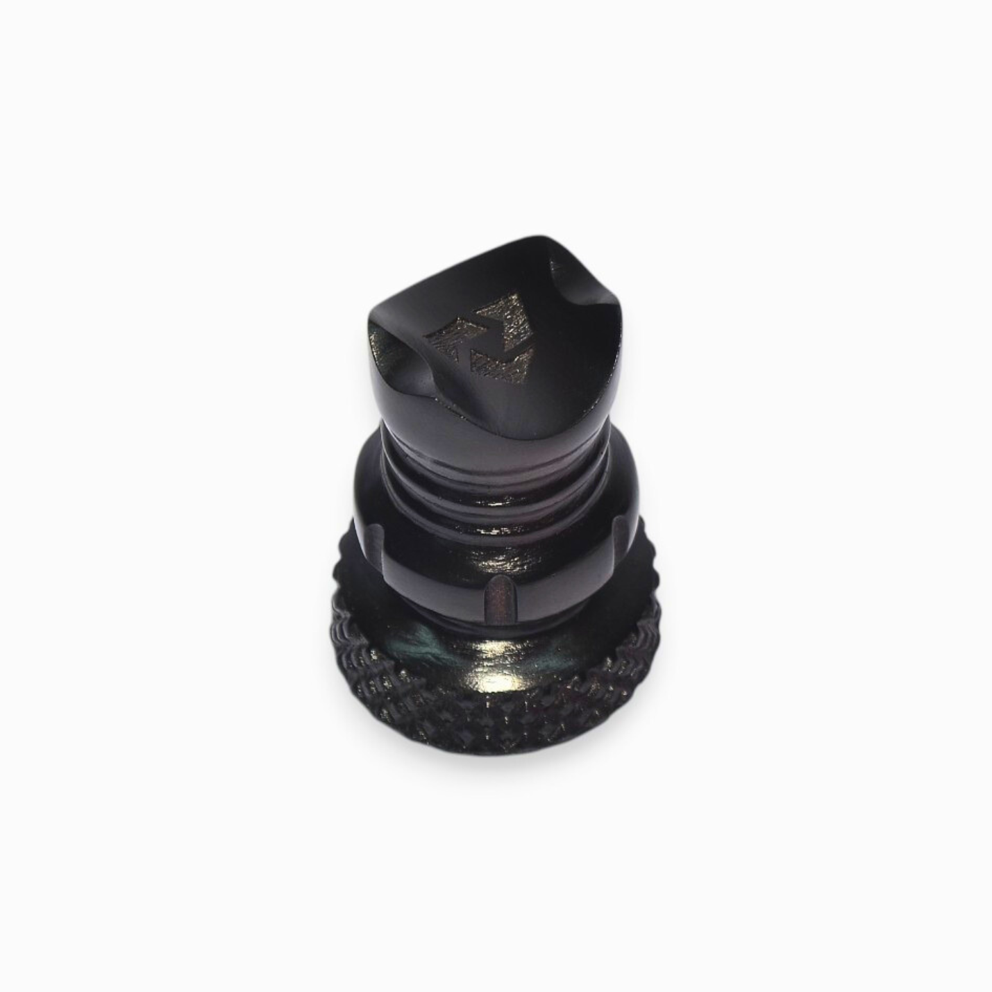Black cigar stand on a white background